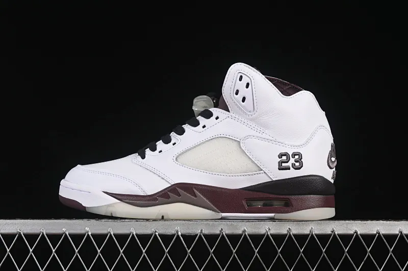 All Categories Air Jordan Jordan Series Basketball Shoes Air Jordan 5 Special Price OG Version A Ma Maniere x Air Jordan 5 Retro "Violet Ore" AJ5 Joe 5 White Wine Red IB1528-100